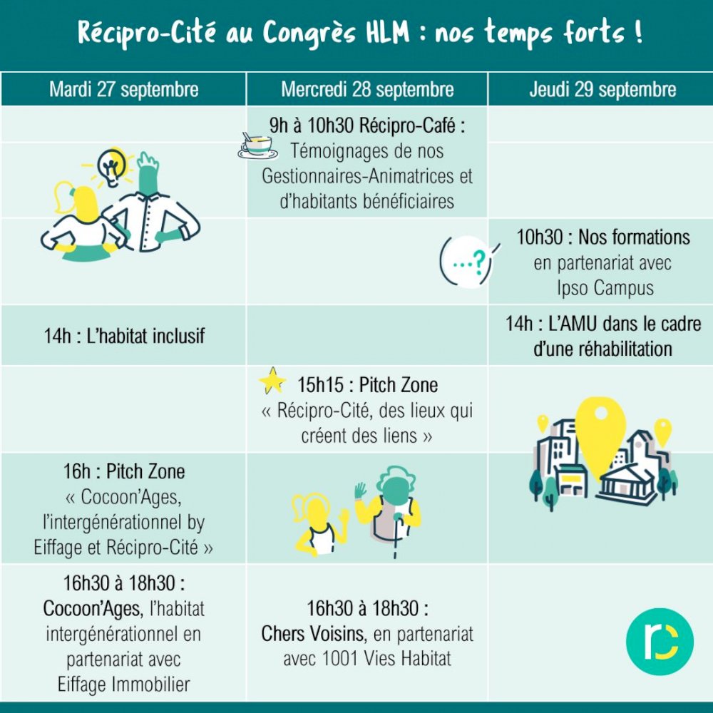 Réciprocité - media - Récipro-Cité au Congrès HLM : nos temps forts ! 