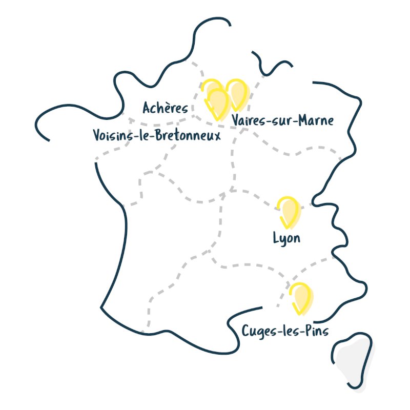 Réciprocité - Récipro-Cité - La carte des résidences intergénérationnelles Récipro-Cité 